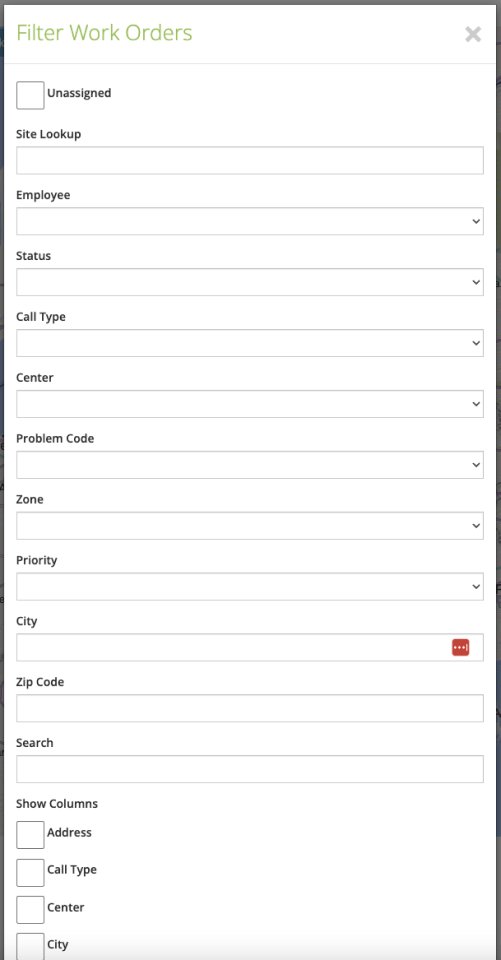 Legacy Bing Maps implementation with an overly complicated filter panel