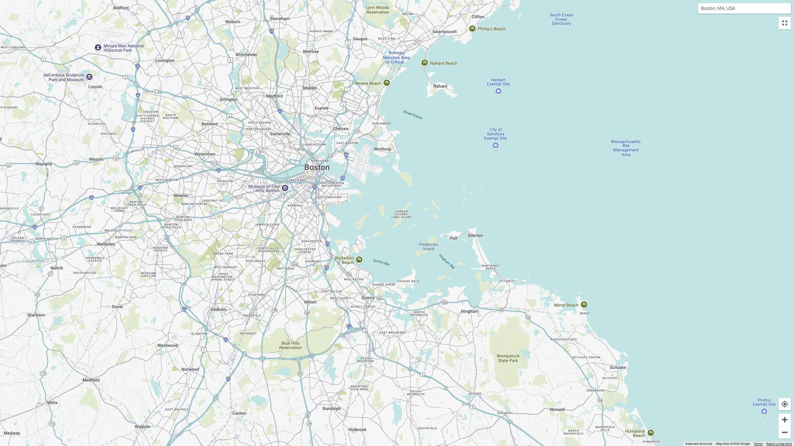Map style exploration showing custom markers and a sparse point-of-interest treatment